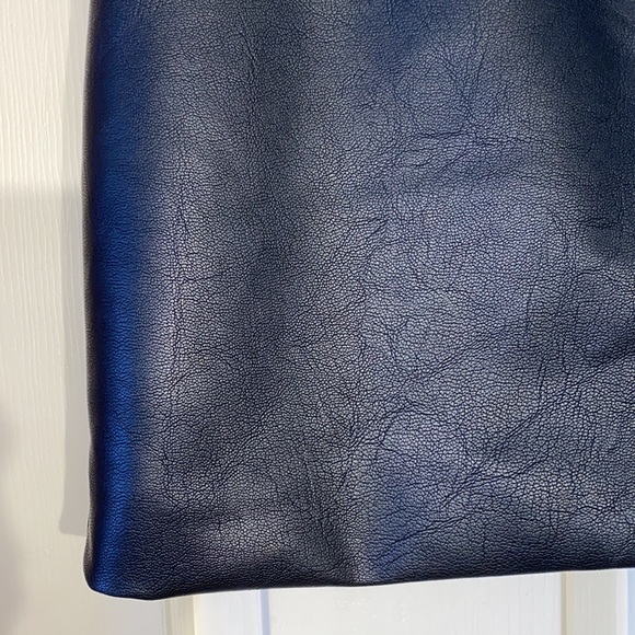 Faux Leather Mini Skirt - Picture 3 of 6